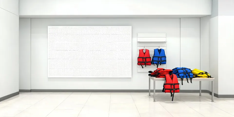 Life jackets prepared for business assortment planning